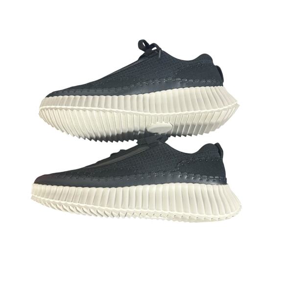 Hey Girl by Corkys Black Platform Sneakers Size 10 Casual Comfort Walking Shoe - Picture 2 of 12